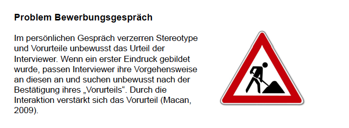 Diversity in der Personalauswahl_Problem Bewerbungsgespräch